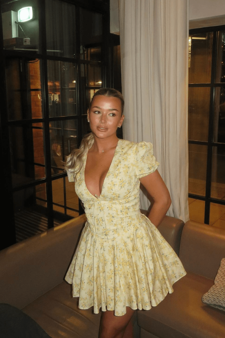 Juliette | Floral Mini Dress - Lora Toronto