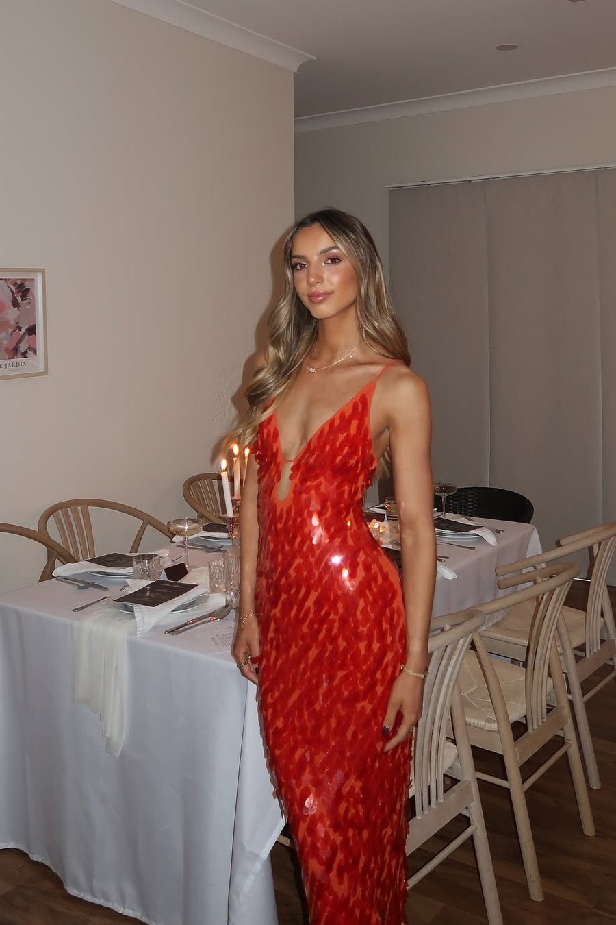 Kailani | Sequin Maxi Long Dress - Lora Toronto