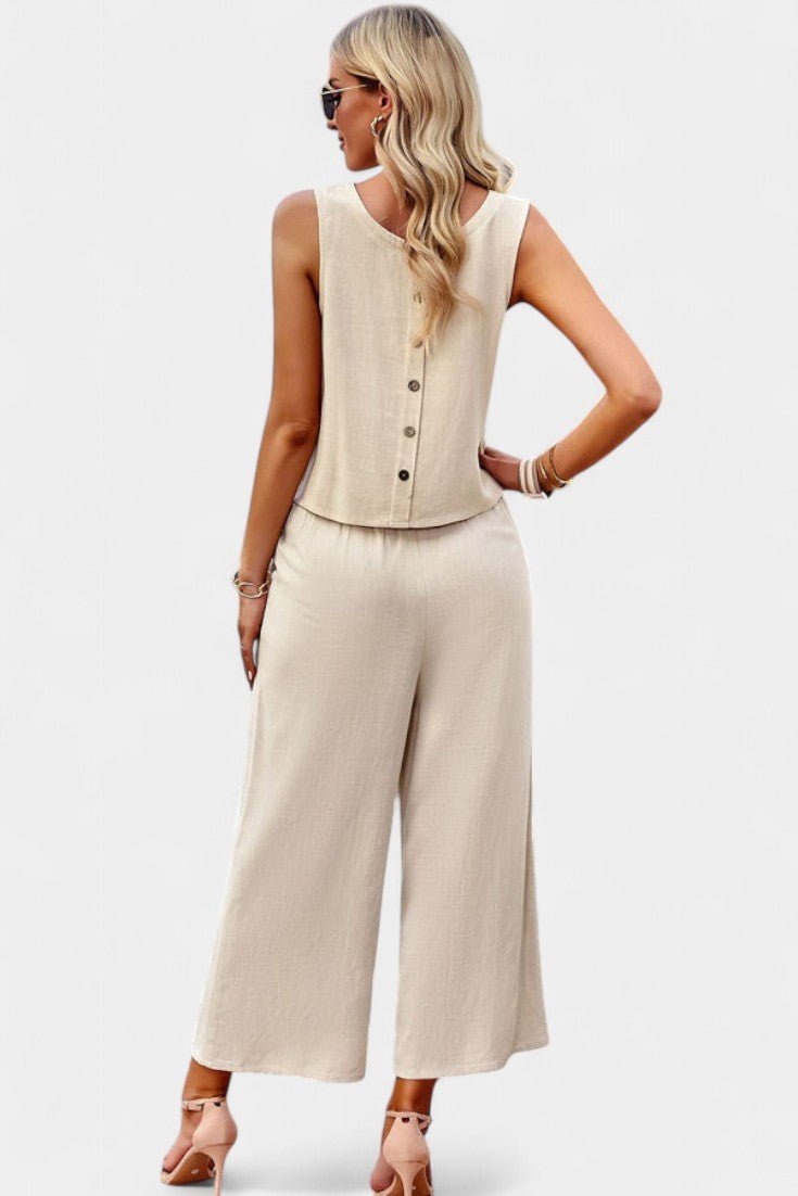 Lavinia Flowy Boho Top & Shorts Set - Lora Toronto