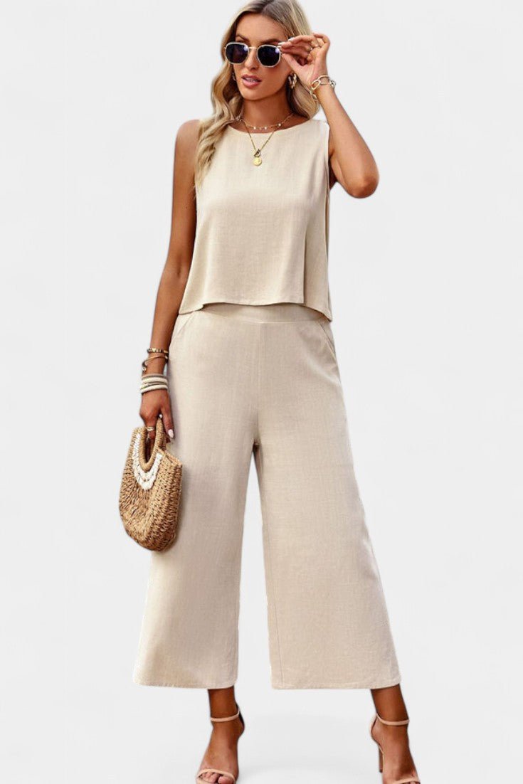 Lavinia Flowy Boho Top & Shorts Set - Lora Toronto