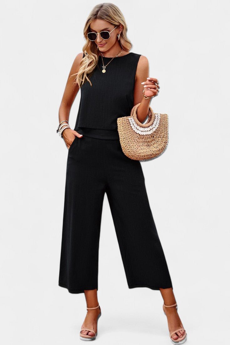 Lavinia Flowy Boho Top & Shorts Set - Lora Toronto