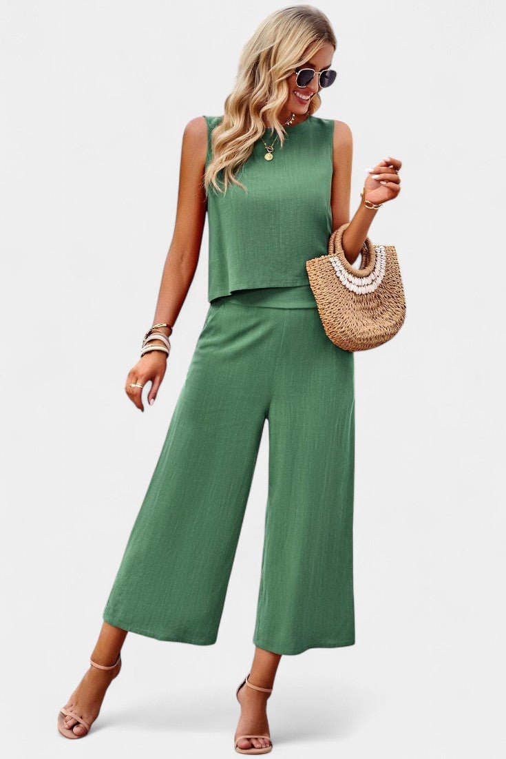 Lavinia Flowy Boho Top & Shorts Set - Lora Toronto