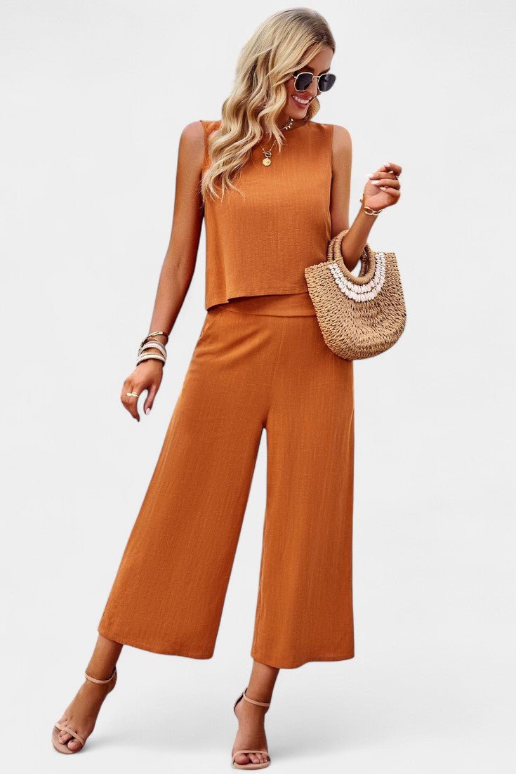 Lavinia Flowy Boho Top & Shorts Set - Lora Toronto