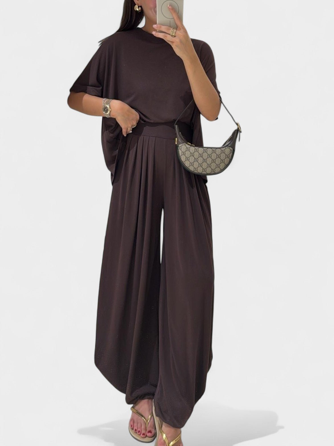 Lila | Casual Cotton Two - Piece Set - Lora Toronto