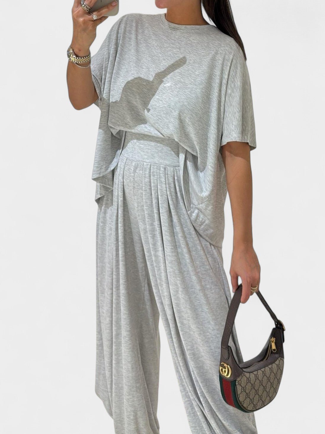 Lila | Casual Cotton Two - Piece Set - Lora Toronto