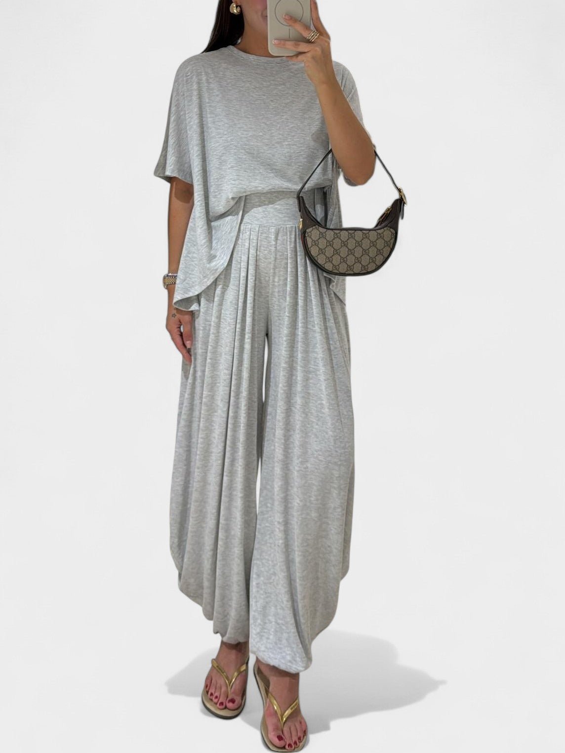Lila | Casual Cotton Two - Piece Set - Lora Toronto