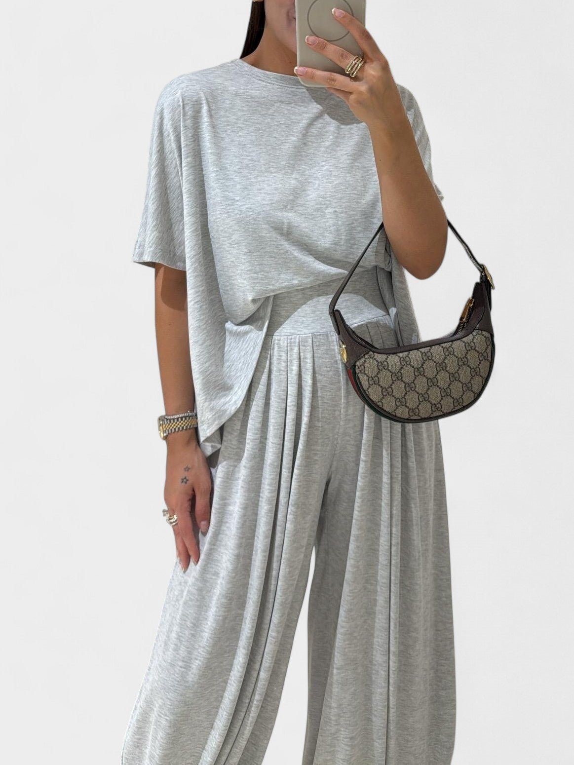 Lila | Casual Cotton Two - Piece Set - Lora Toronto