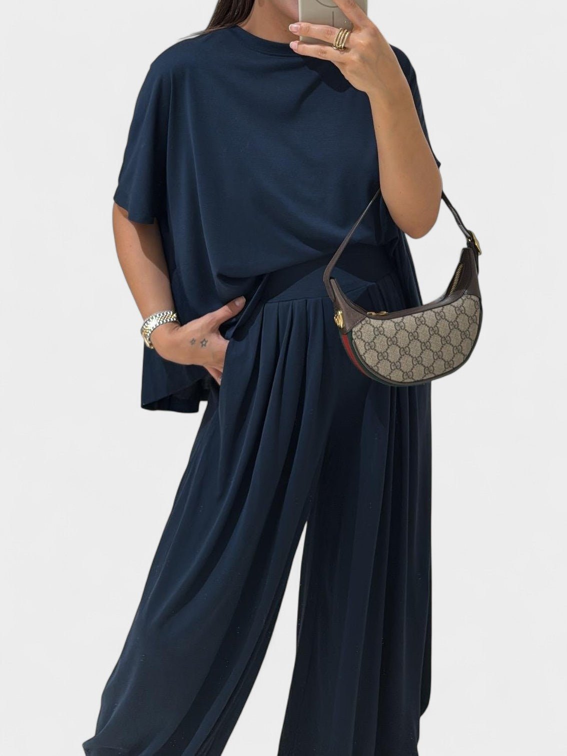 Lila | Casual Cotton Two - Piece Set - Lora Toronto