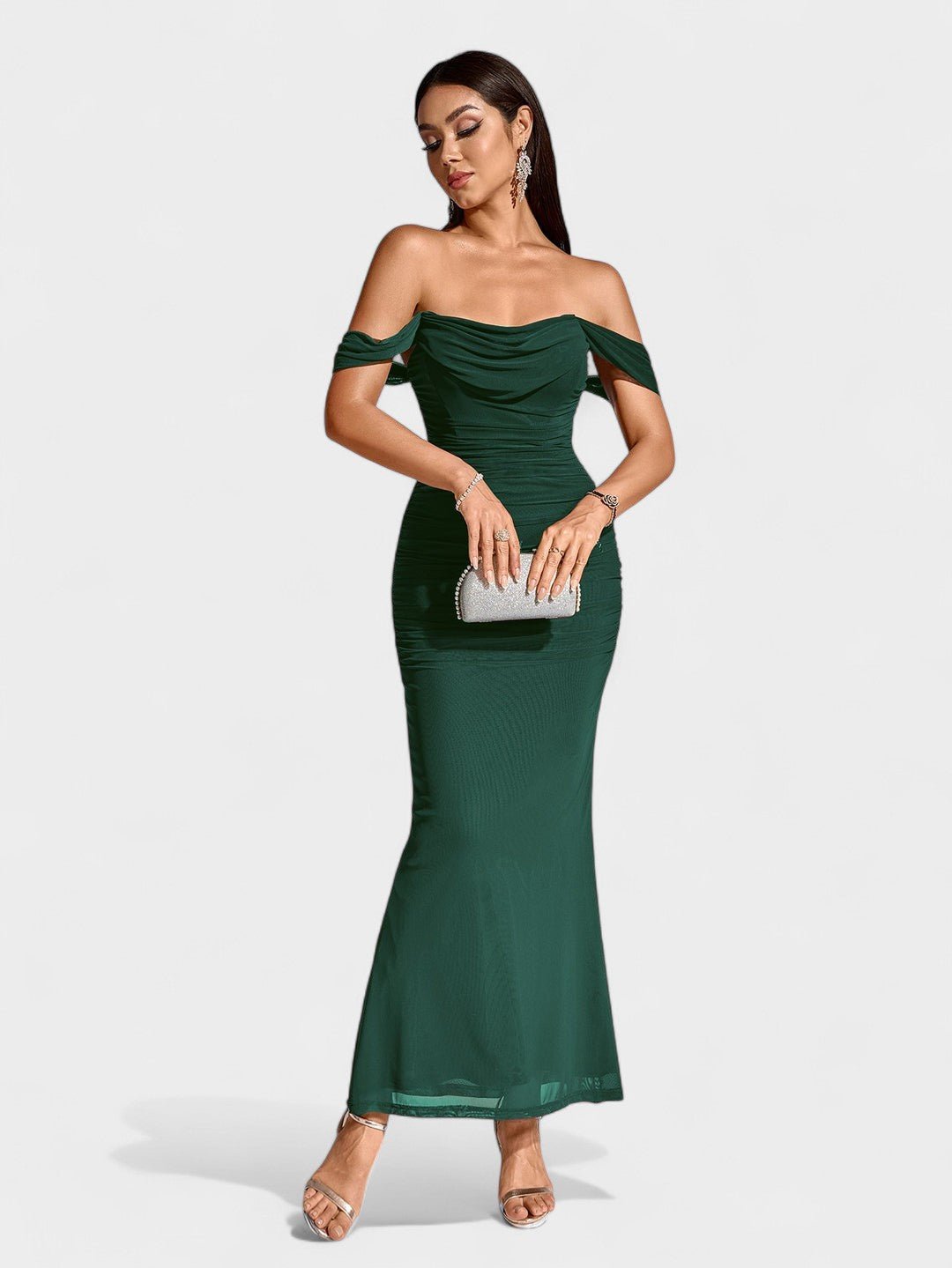 Lora | Nuit Draped Evening Gown - Lora Toronto