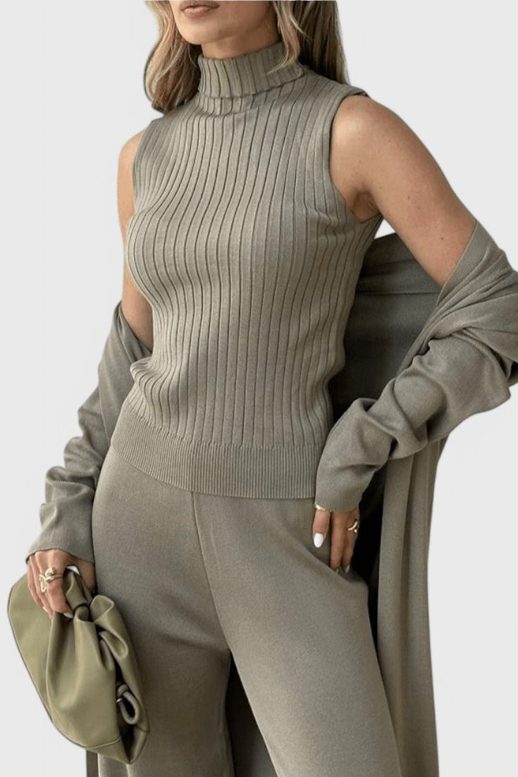 Mahalia 3 - Piece Knit Co - Ord Set - Lora Toronto