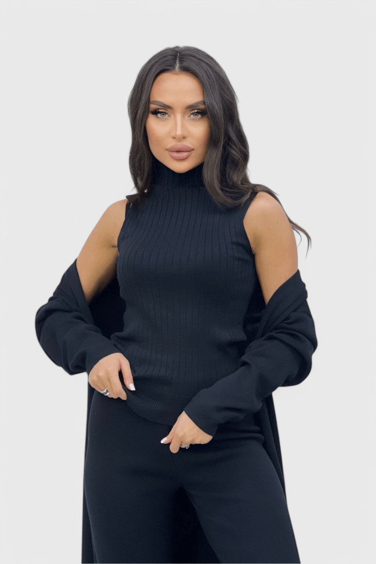 Mahalia 3 - Piece Knit Co - Ord Set - Lora Toronto