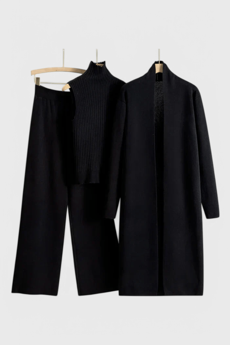 Mahalia 3 - Piece Knit Co - Ord Set - Lora Toronto