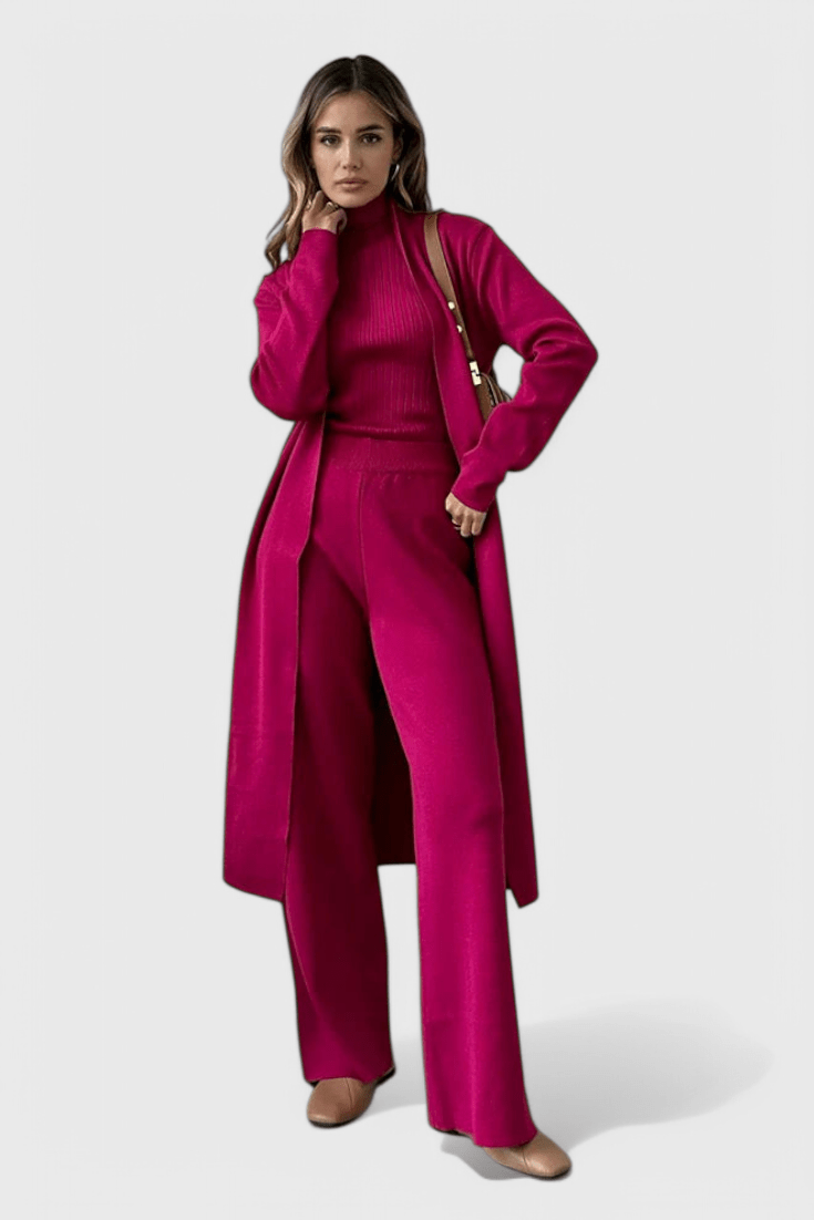 Mahalia 3 - Piece Knit Co - Ord Set - Lora Toronto