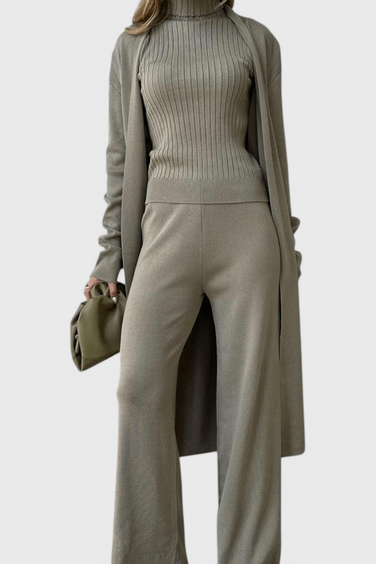 Mahalia 3 - Piece Knit Co - Ord Set - Lora Toronto
