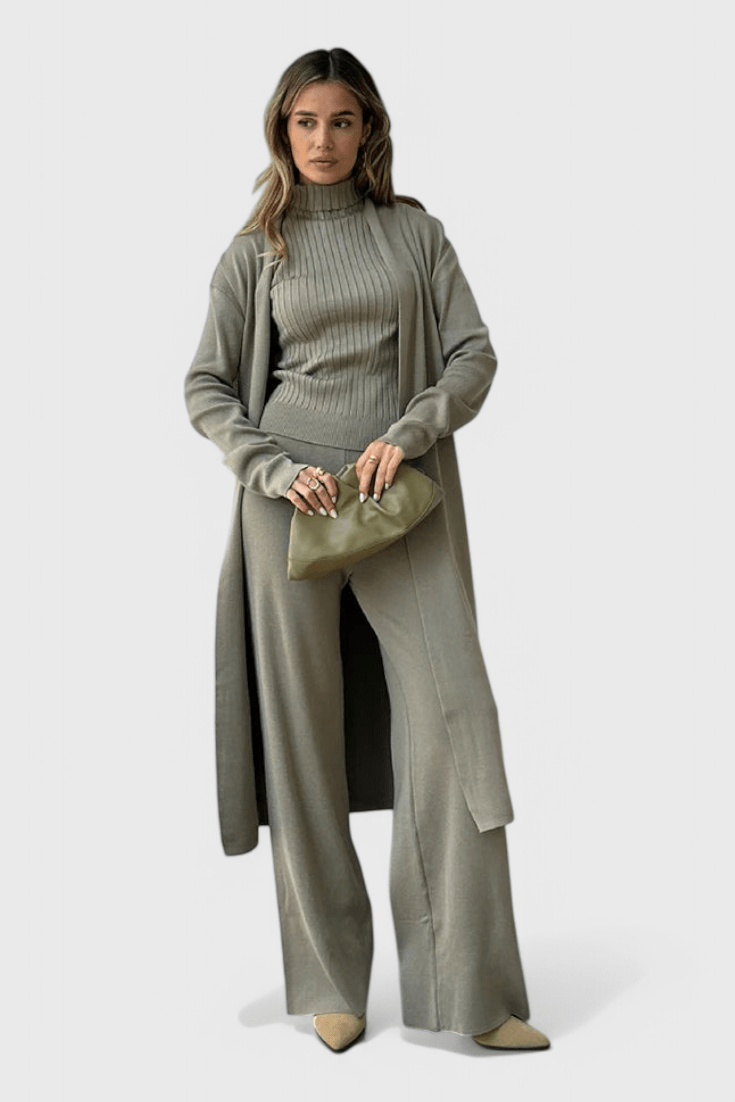 Mahalia 3 - Piece Knit Co - Ord Set - Lora Toronto