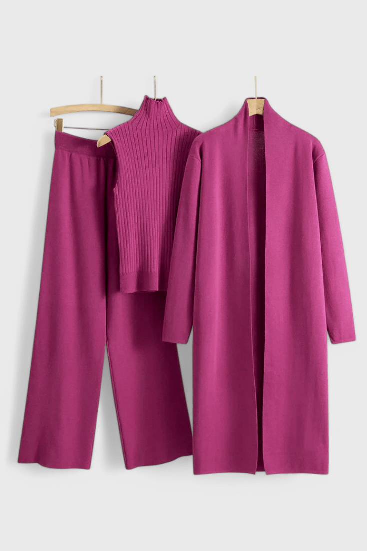 Mahalia 3 - Piece Knit Co - Ord Set - Lora Toronto