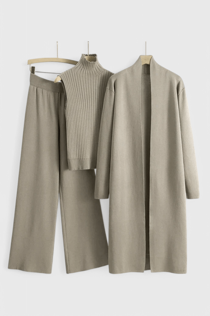 Mahalia 3 - Piece Knit Co - Ord Set - Lora Toronto