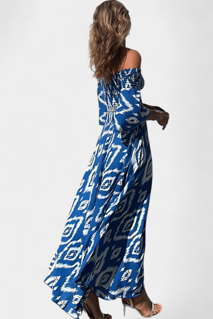 Mar | Off - Shoulder Floral Maxi Dress - Lora Toronto