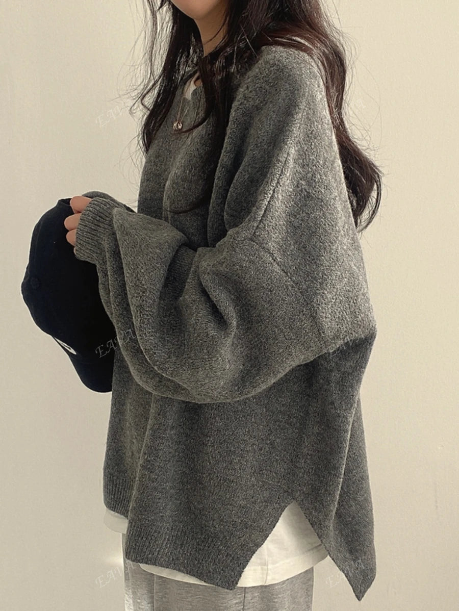 Maya | Knit Pullover Sweater - Lora Toronto