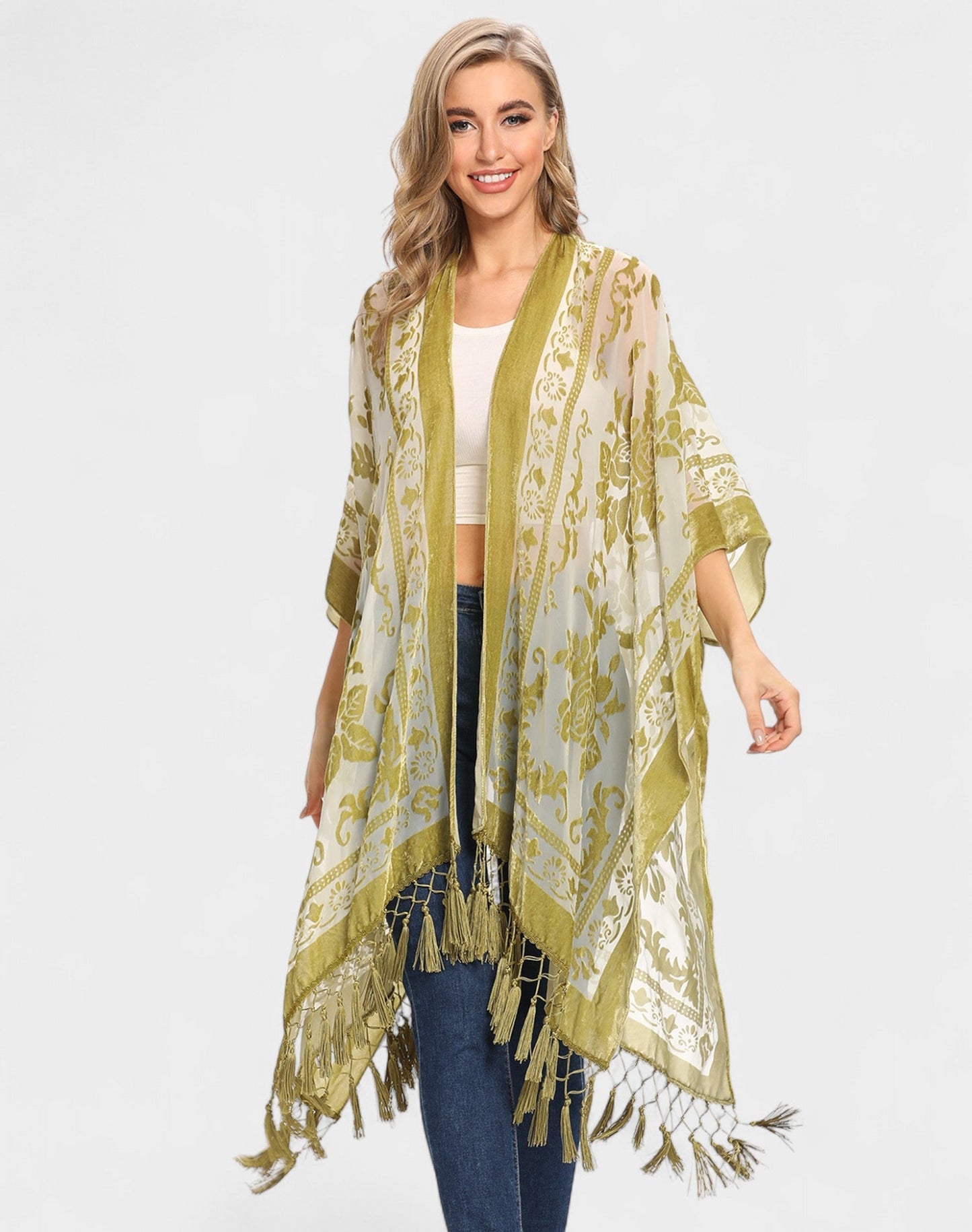 Noa | Velvet Kimono Cardigan - Lora Toronto