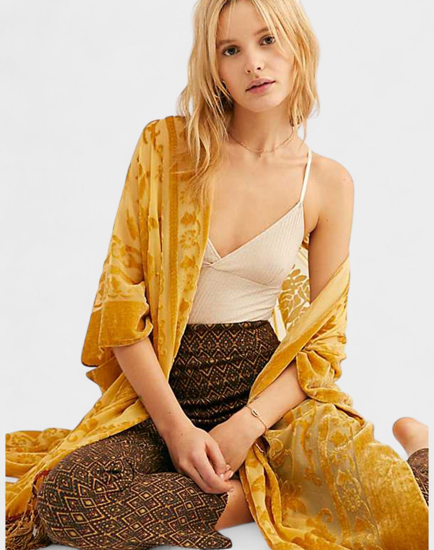 Noa | Velvet Kimono Cardigan - Lora Toronto