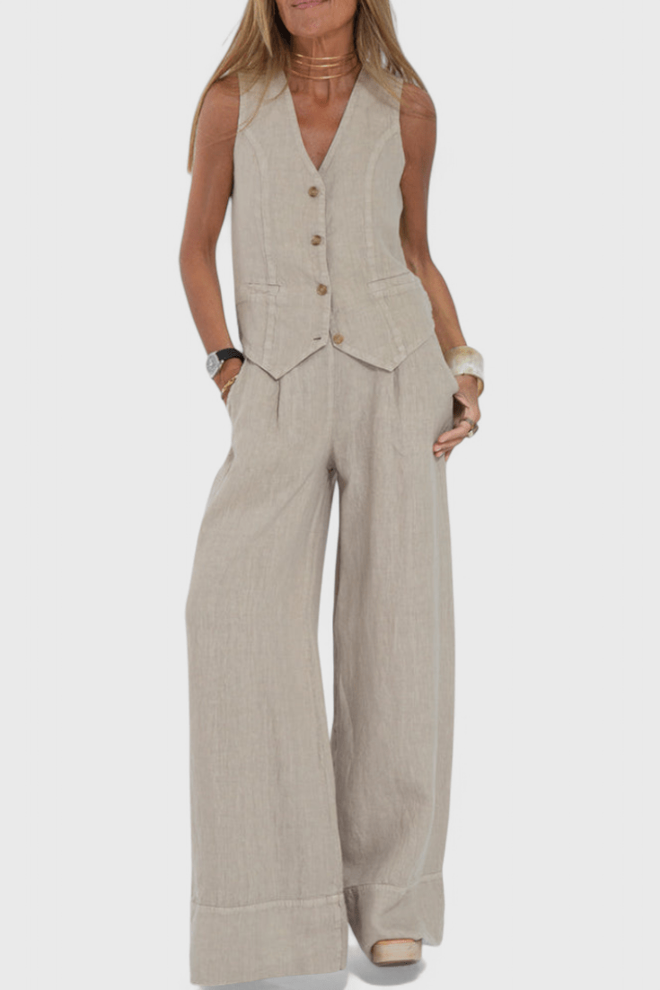 Nora Classic Cotton Short Sleeve Blouse - Lora Toronto