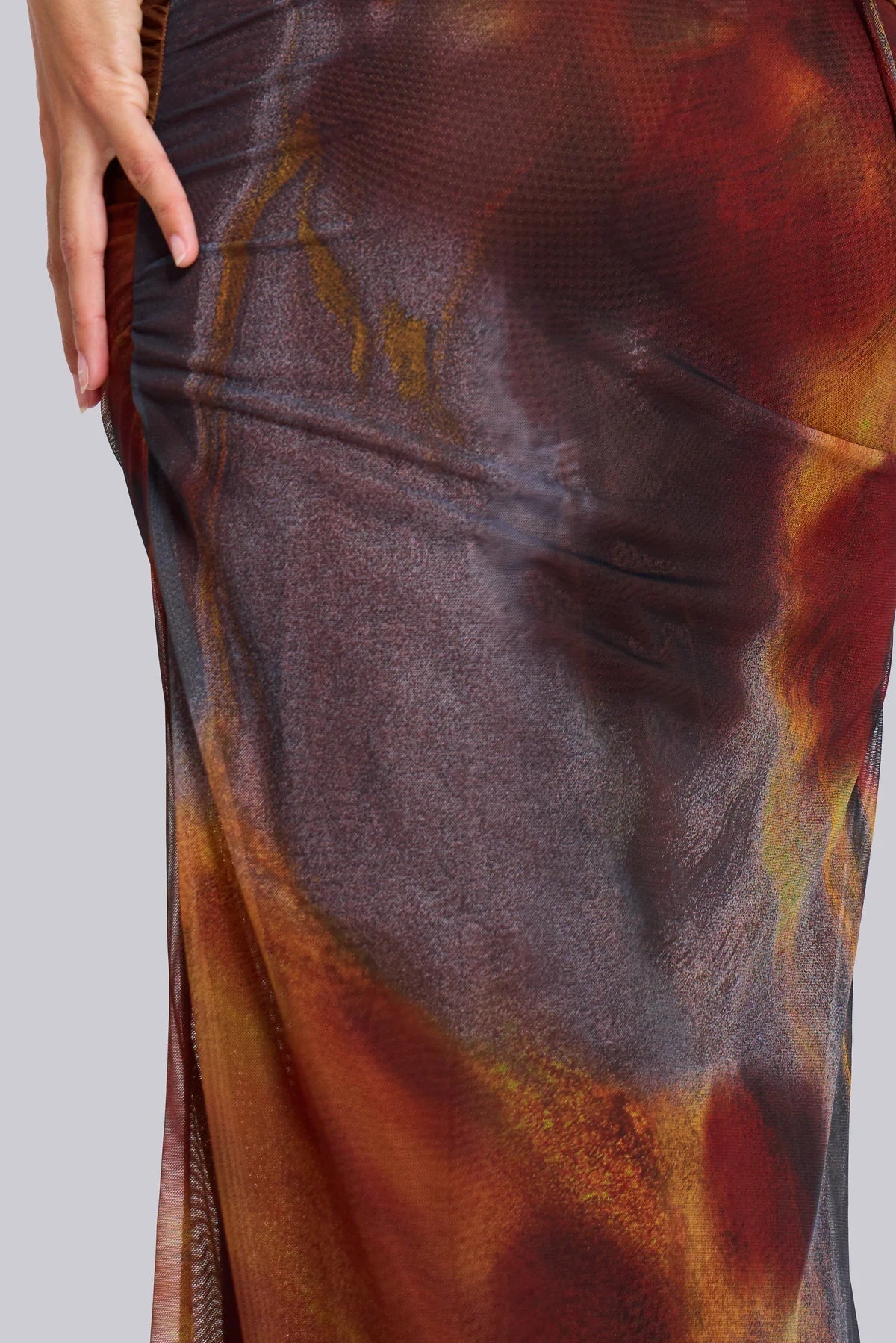 Robin | Cut Out Print Dress - Lora Toronto