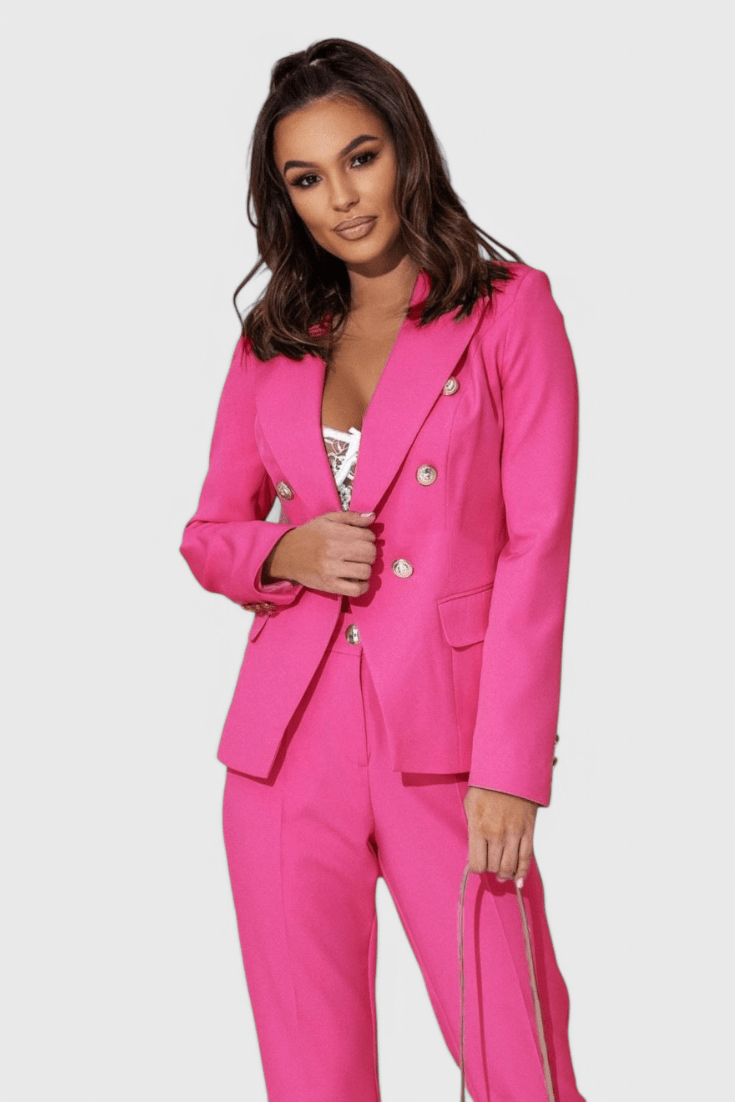 Rosalind Elegant Blazer and Trousers Set - Lora Toronto