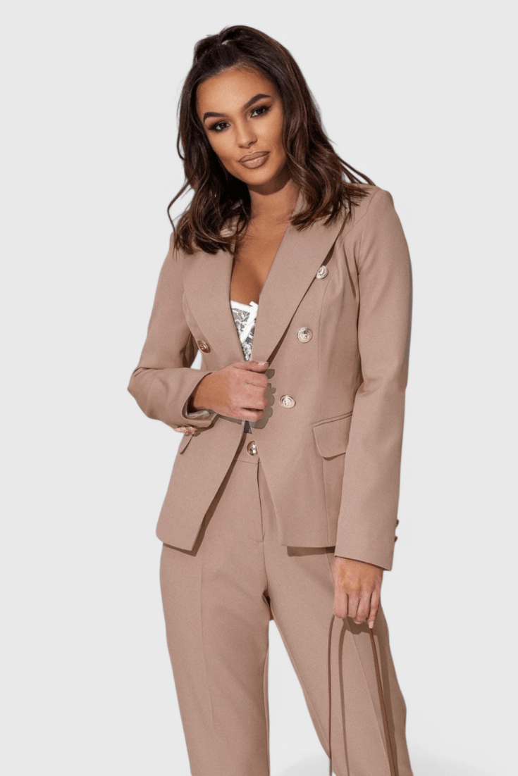Rosalind Elegant Blazer and Trousers Set - Lora Toronto