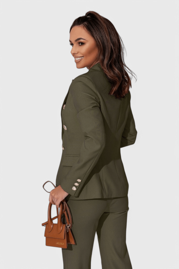 Rosalind Elegant Blazer and Trousers Set - Lora Toronto