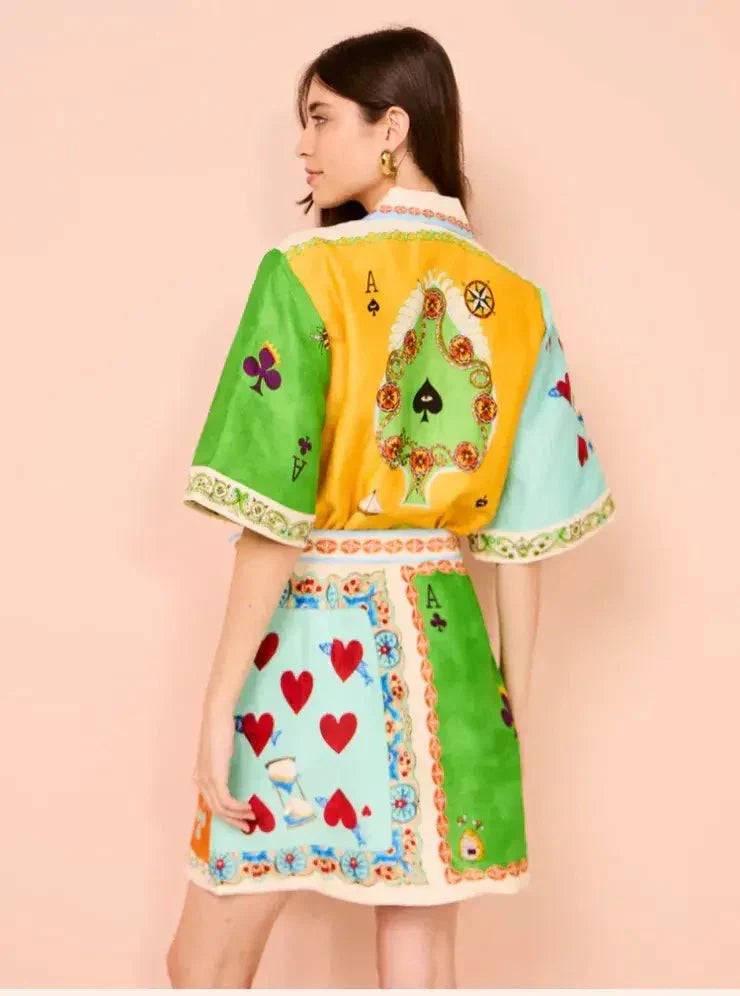 RUMMY | PRINT MINI DRESS - Lora Toronto