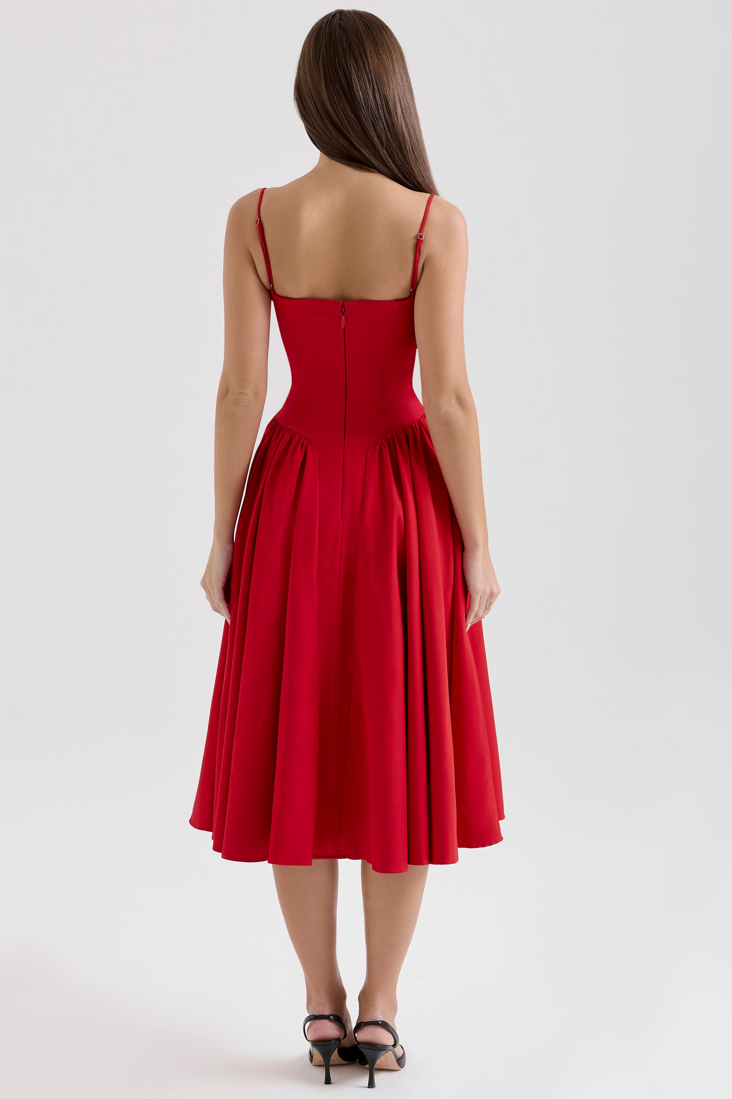 Felicity Sleeveless Corset Midi Dress