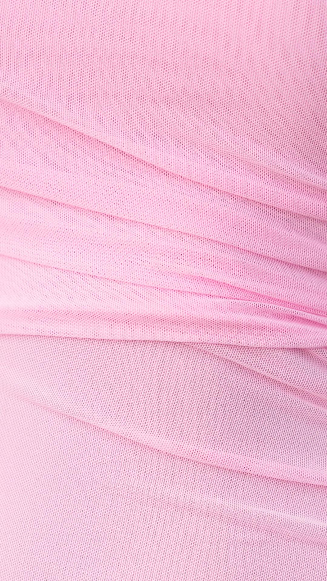 Serina | One - Shoulder Ruffle Mesh Maxi Dress - Lora Toronto