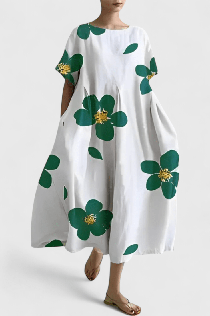 Valeria | Oversized Everyday Midi Dress - Lora Toronto