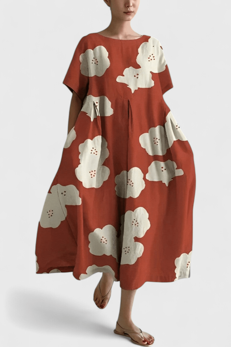 Valeria | Oversized Everyday Midi Dress - Lora Toronto