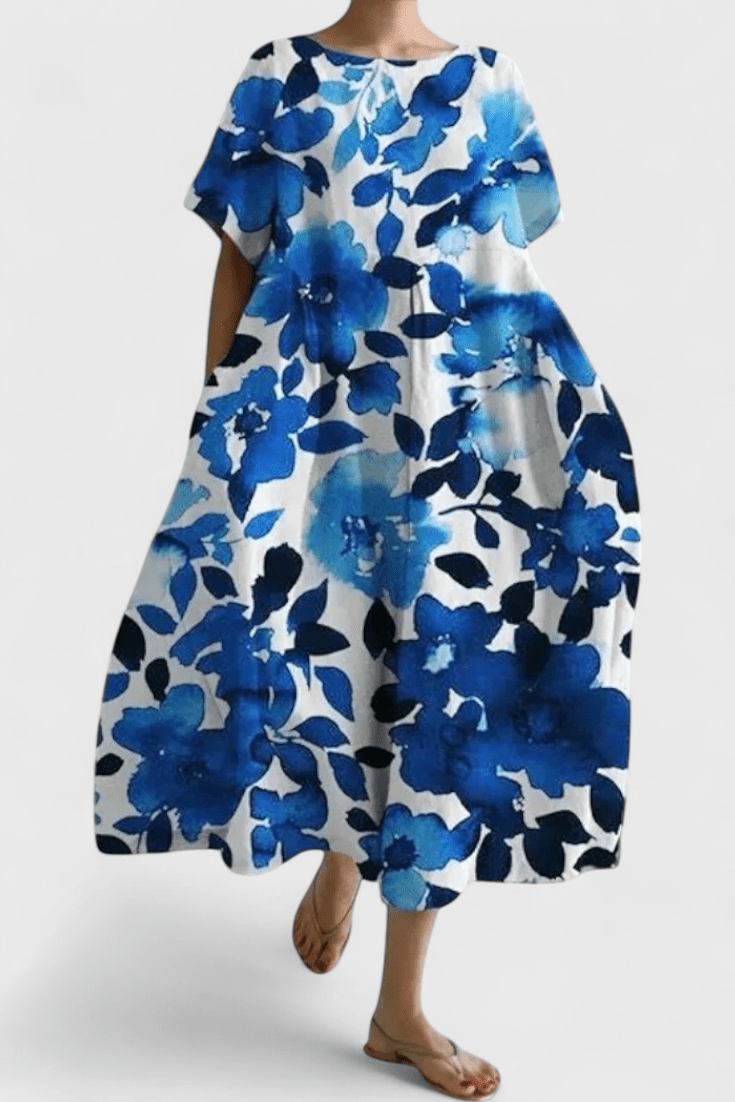 Valeria | Oversized Everyday Midi Dress - Lora Toronto