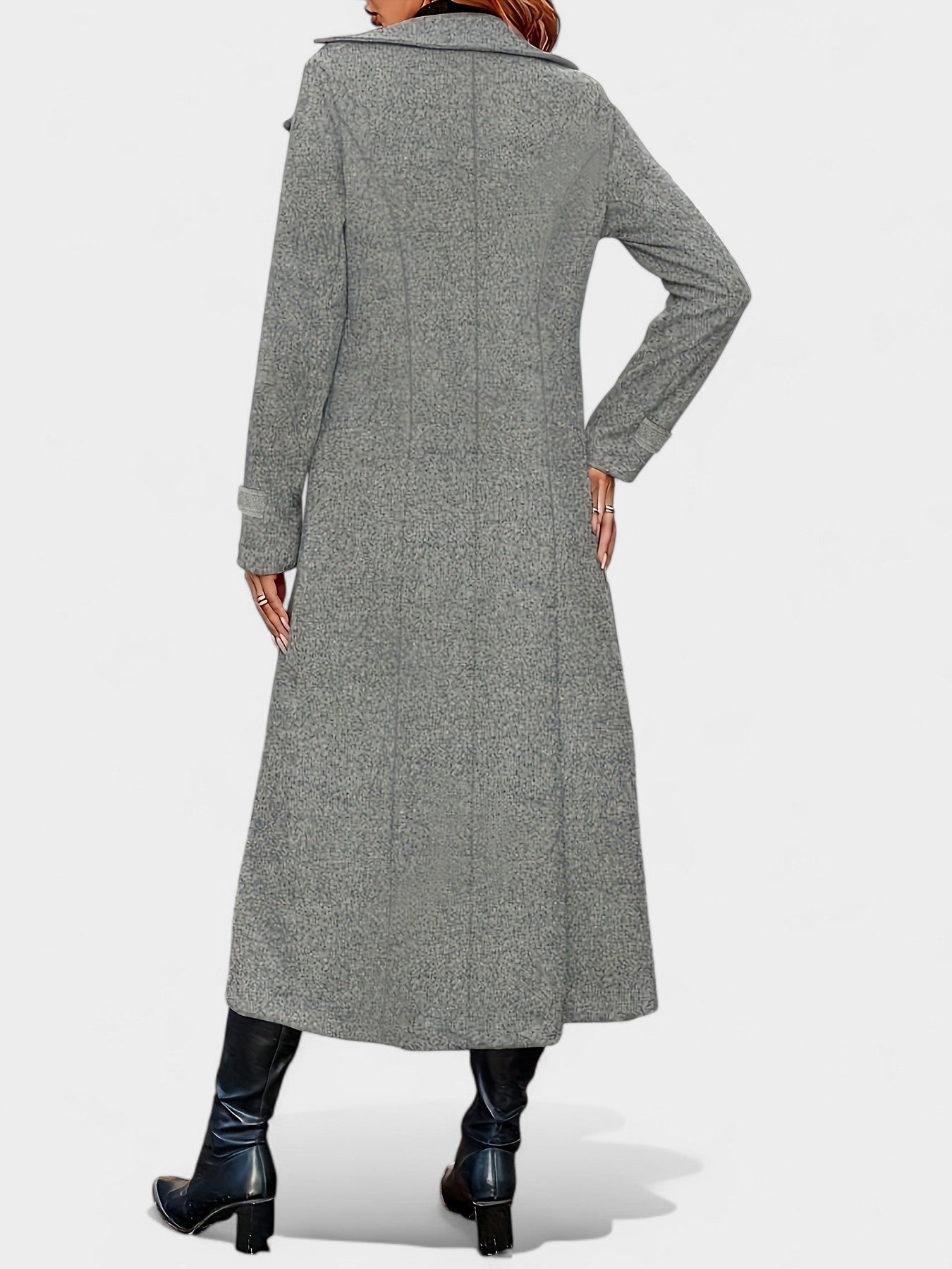 Victoria | Double - Breasted Lapel Overcoat - Lora Toronto
