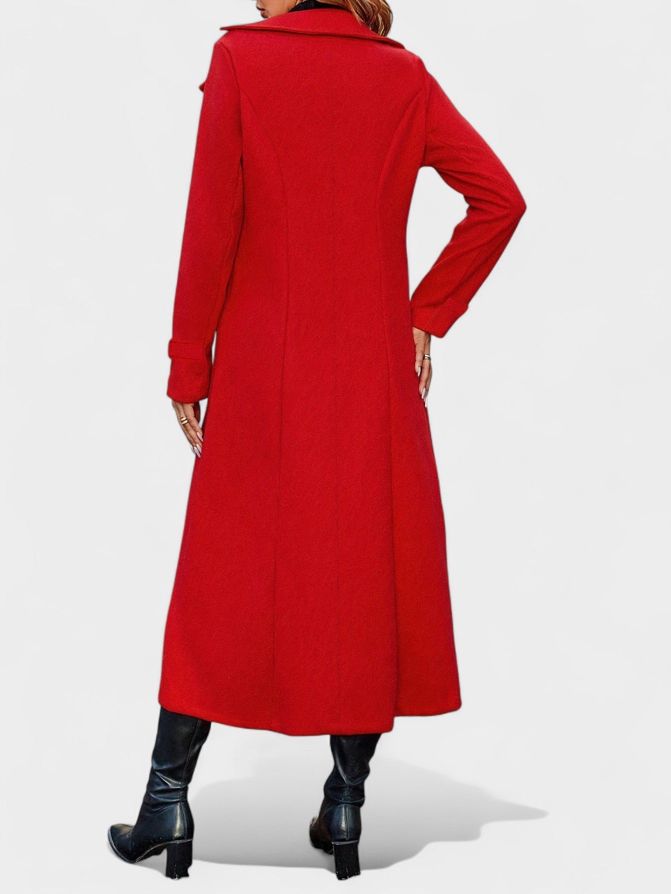 Victoria | Double - Breasted Lapel Overcoat - Lora Toronto