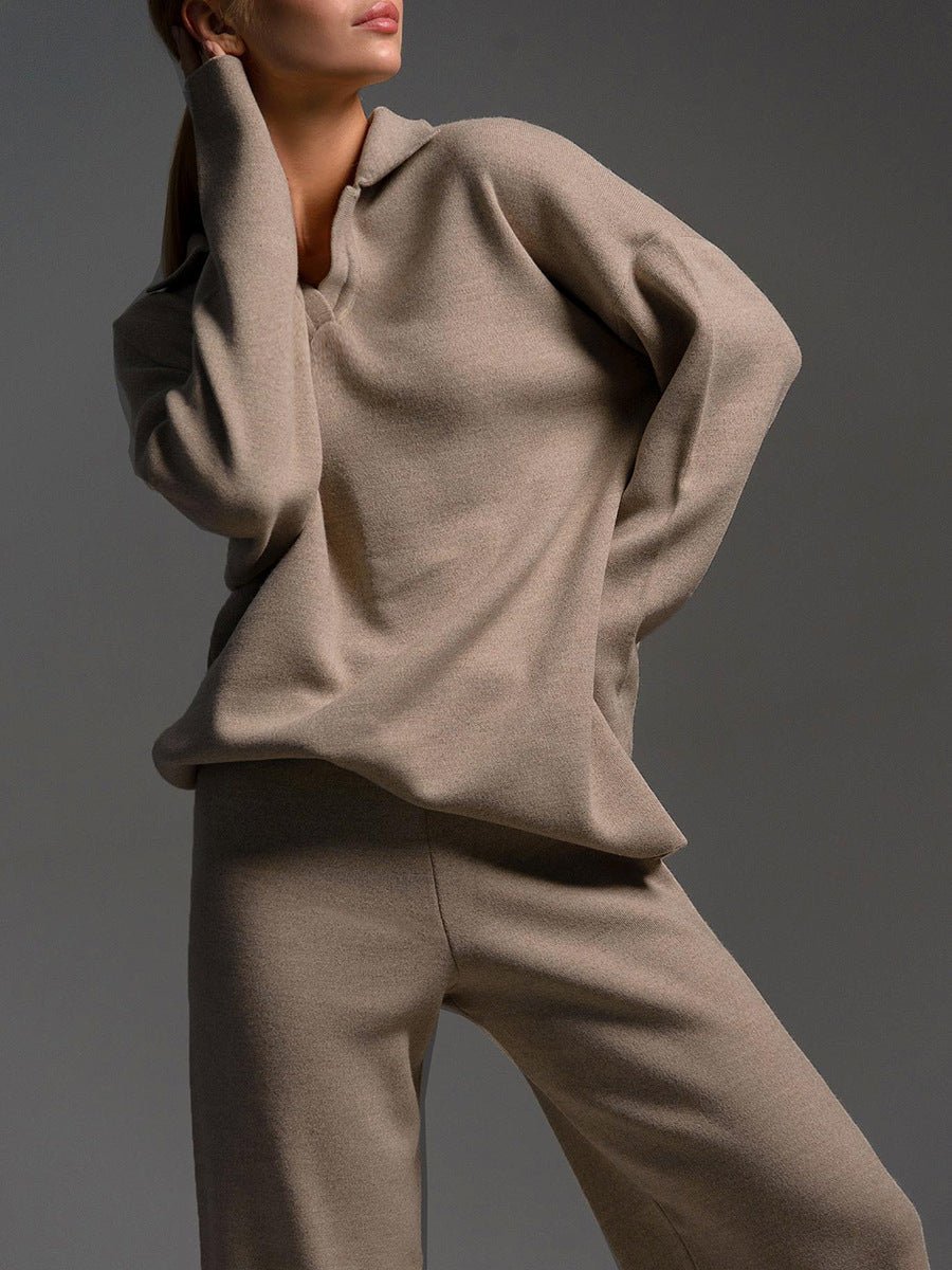 Violet | V - Neck Lounge Set - Lora Toronto