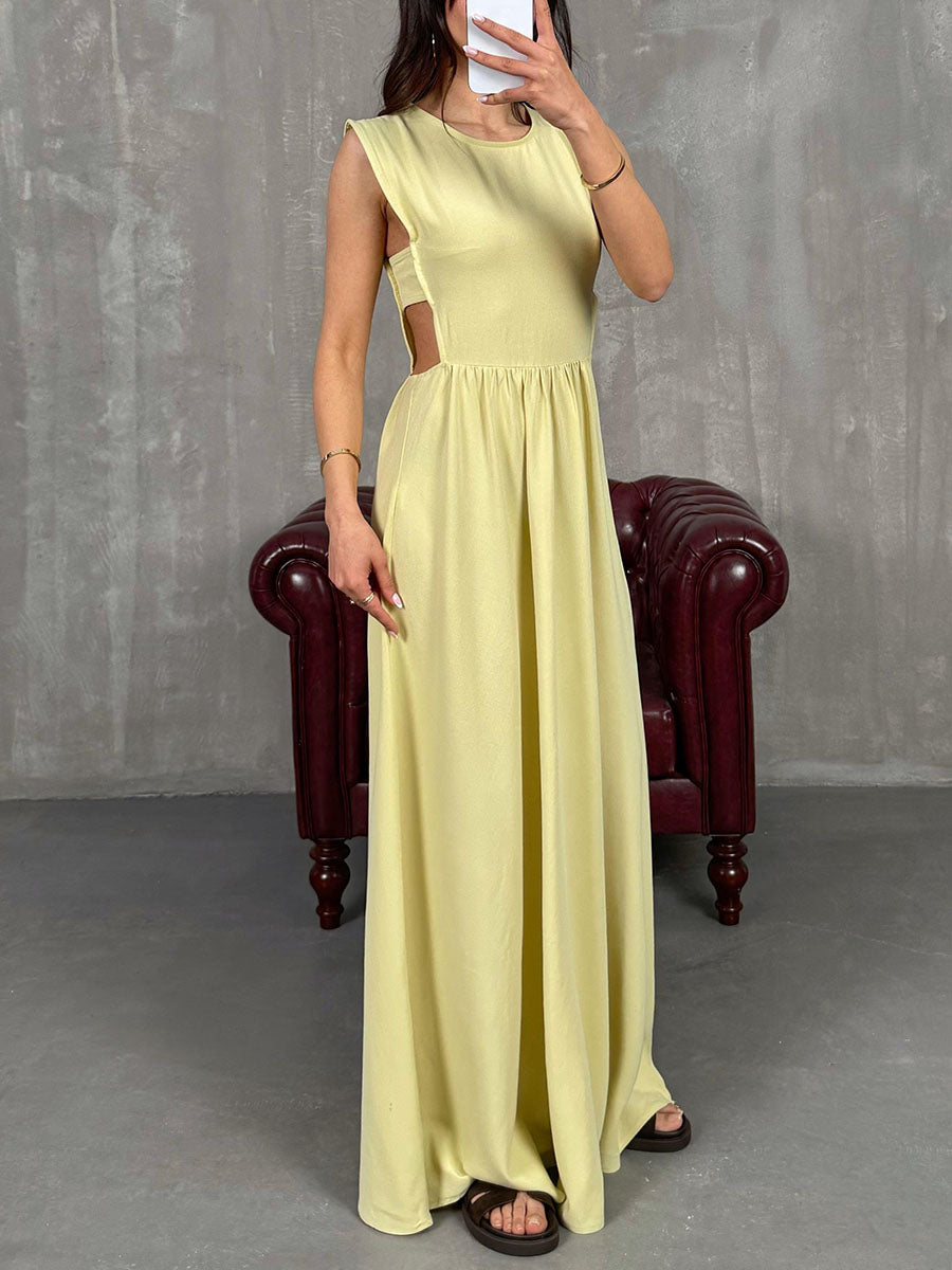 Delina Cut-Out Maxi Dress