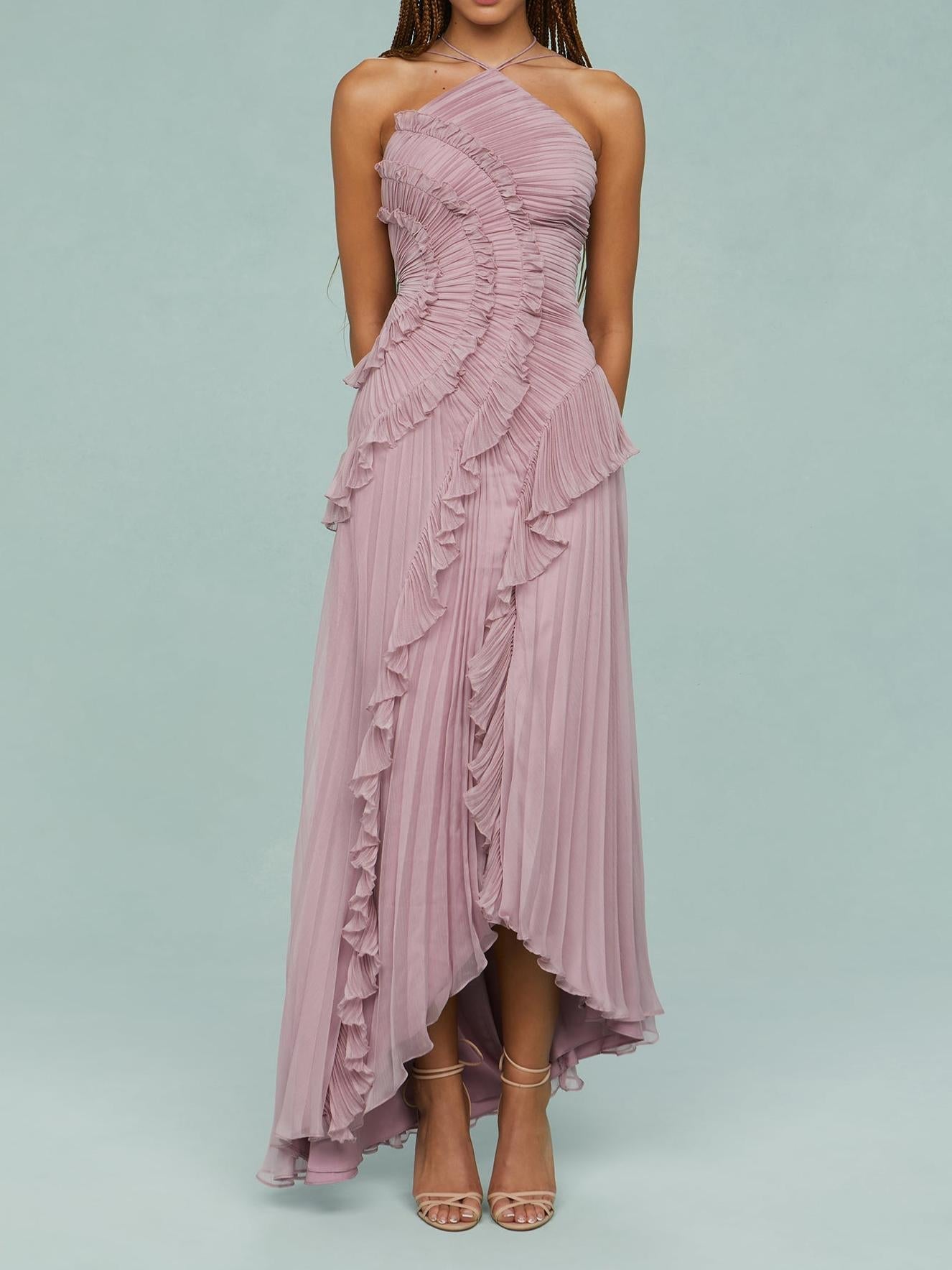 Marina Ocean Whirlpool Maxi Dress