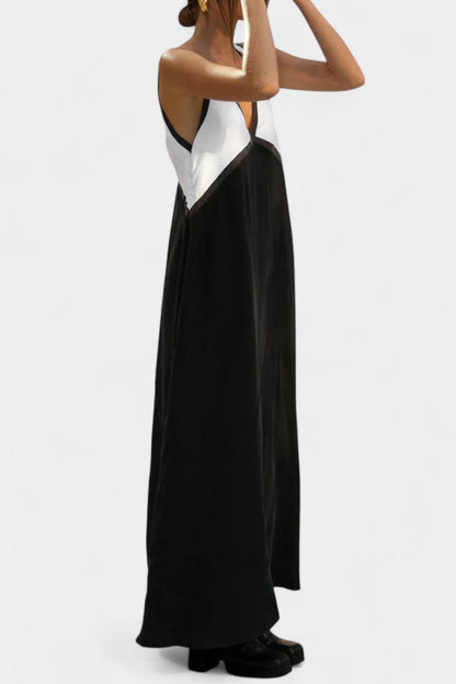 Diamond Lightweight V-Neck Maxi Dress