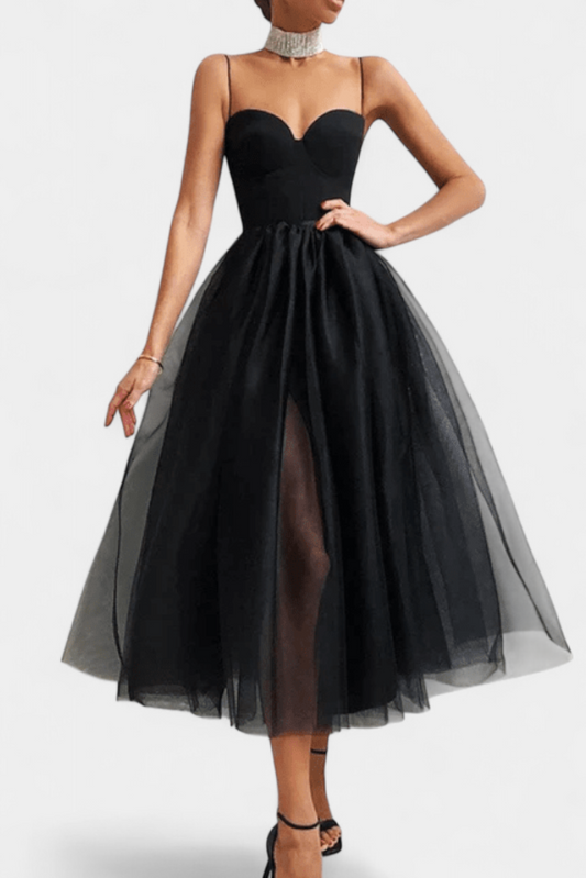 Giselle Elegant Tulle Maxi Dress