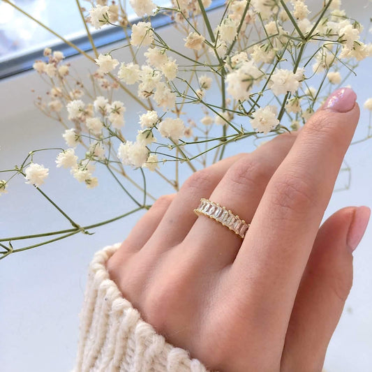 Evie™ 14K Gold Plating Ring