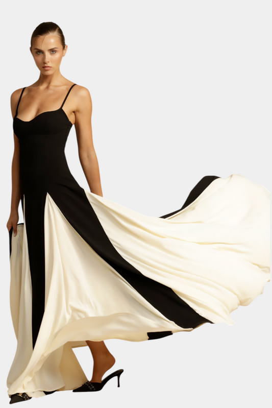 Catalina Two-Tone Maxi Dress