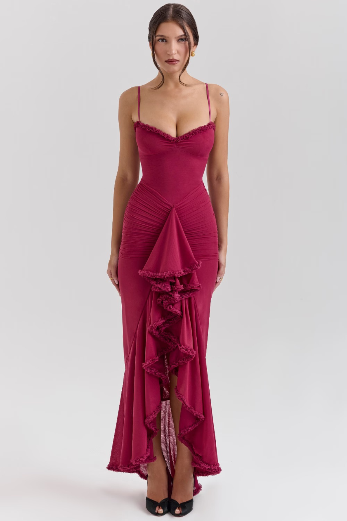Roxanne Strapless Tiered Dress