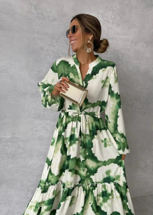 Alicia - Elegant Flowy Maxi Dress