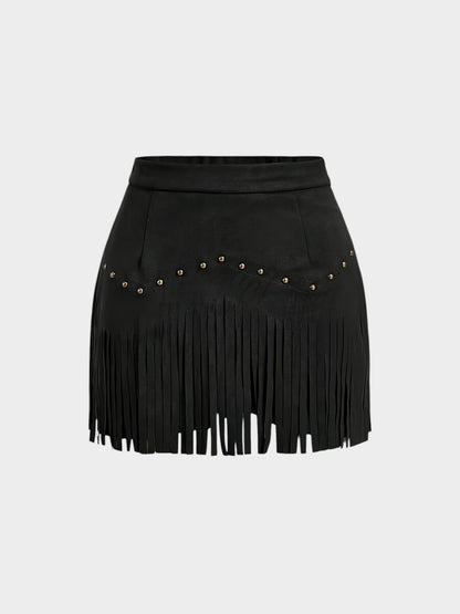 Amélie | Tassel - Detail Woven Skirt - Lora Toronto