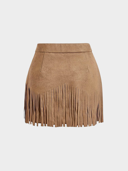 Amélie | Tassel - Detail Woven Skirt - Lora Toronto