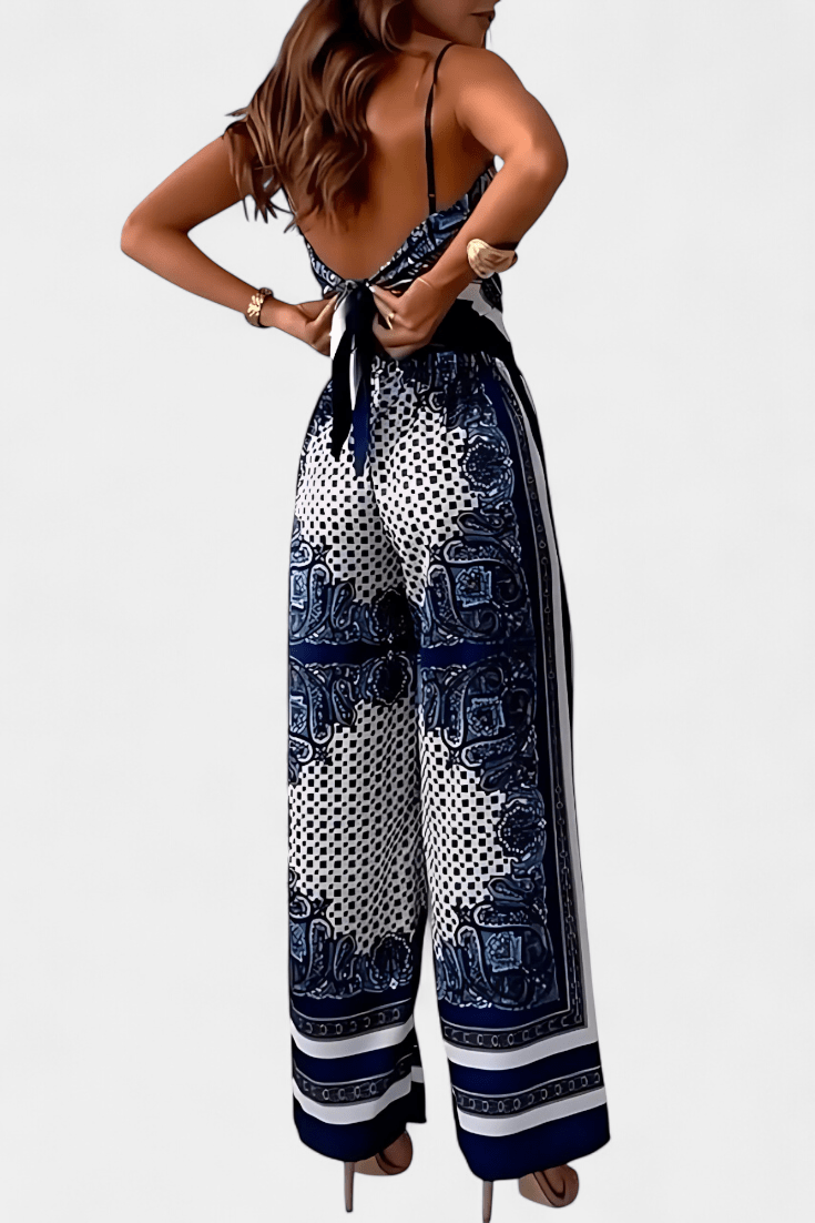 Anna Paisley Tie - Back Co - Ord Set - Lora Toronto